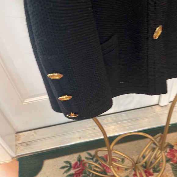 Vintage Lihli gold button sophisticated knit jacket - Picture 7 of 10